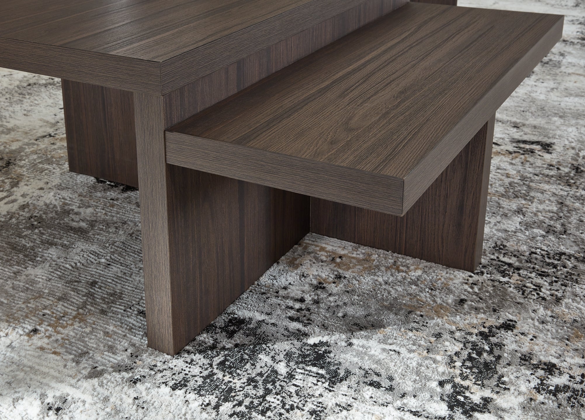 Zendex 2-Piece Table Set - Brown