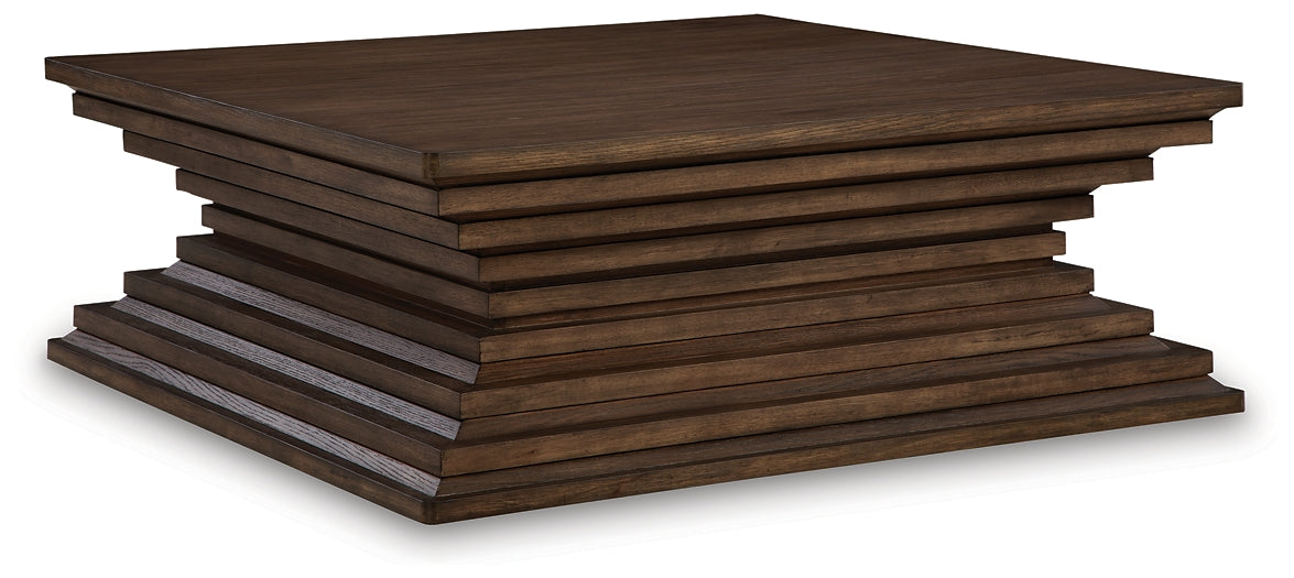 Hannodream Coffee Table - Warm Brown