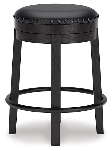 Valebeck Upholstered Swivel Stool