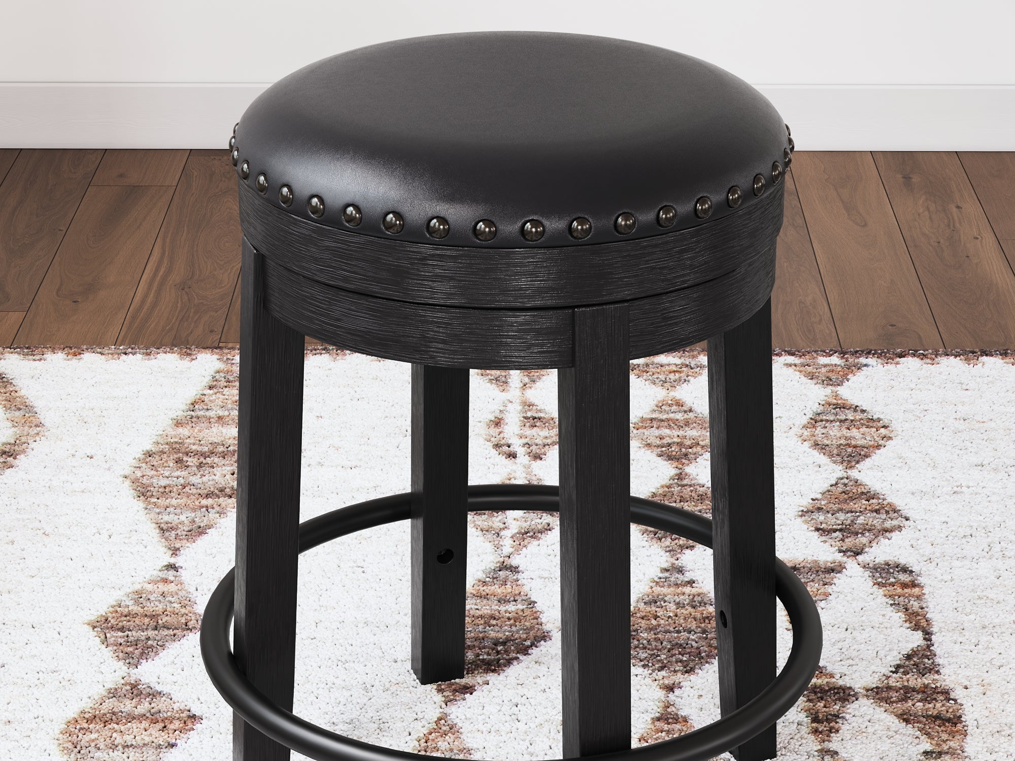 Valebeck Upholstered Swivel Stool
