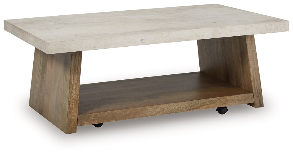 Brendalhouse Coffee Table - Light Brown