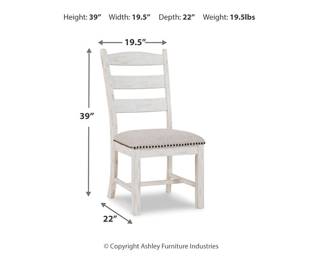Valebeck Upholstered Chair (Set of 2)
