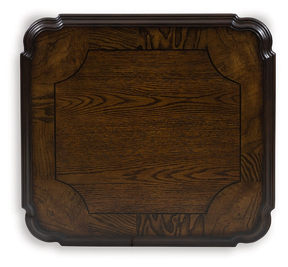 Maylee End Table - Dark Brown