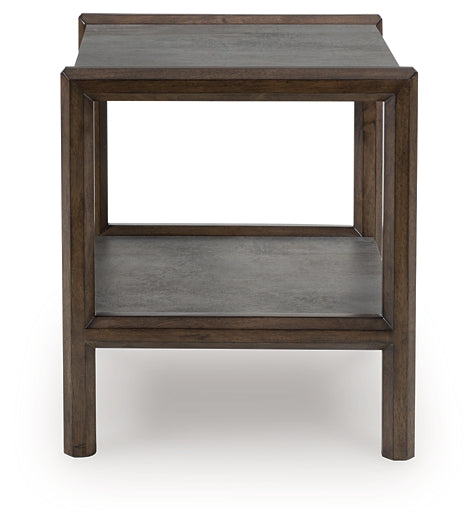 Kallenny End Table - Brown/Gray