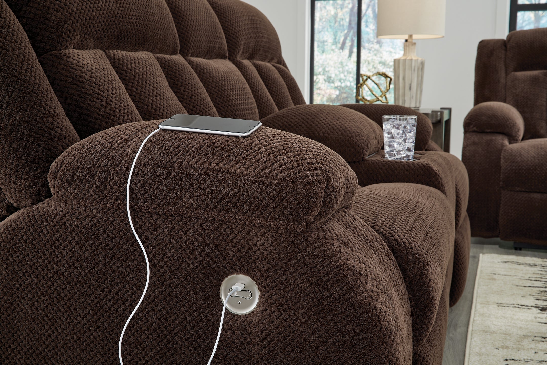 Observation DBL REC PWR Loveseat w/Console