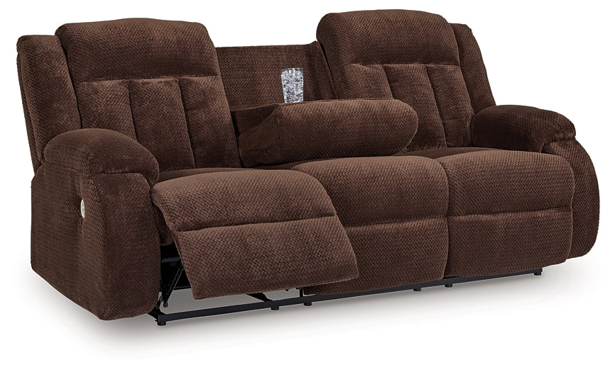 Observation REC PWR Sofa w/Drop Down Table