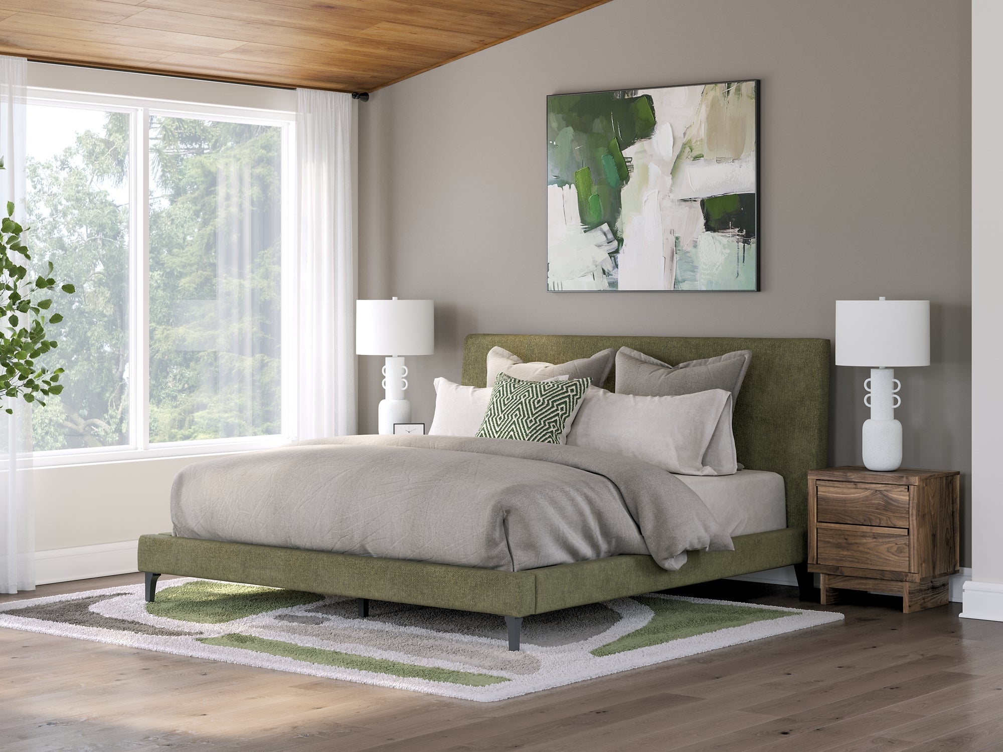 Chirason King UPH Bed w/Roll Slats