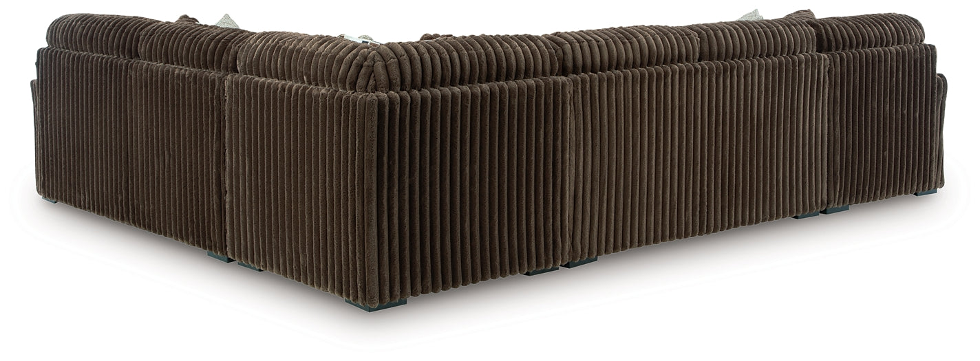 Midnight-Madness 4-Piece Sectional with Chaise