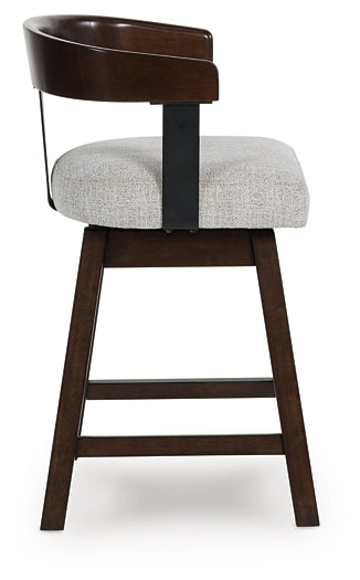 Haddigan Upholstered Swivel Stool (Set of 2)