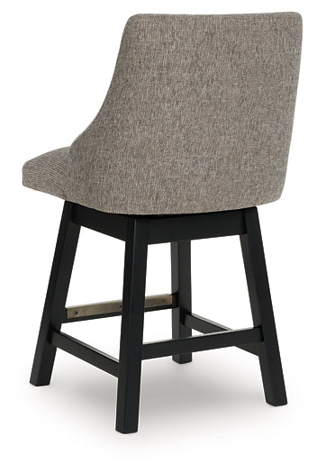 Neymorton Upholstered Swivel Stool (Set of 2)