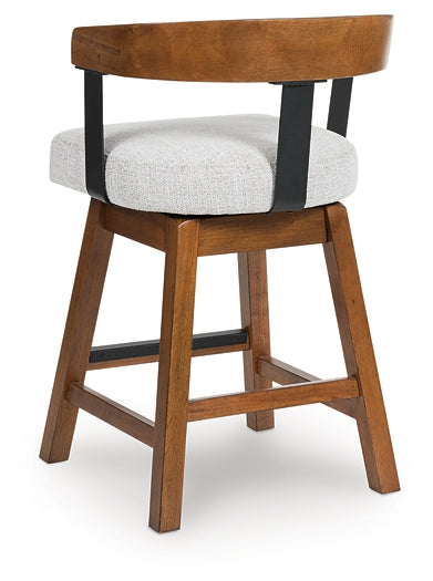 Ralene Upholstered Swivel Stool (Set of 2)