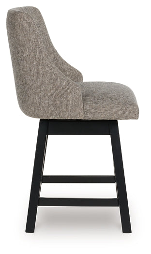 Neymorton Upholstered Swivel Stool (Set of 2)