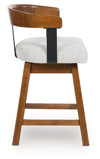 Ralene Upholstered Swivel Stool (Set of 2)