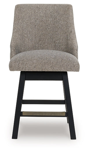 Neymorton Upholstered Swivel Stool (Set of 2)