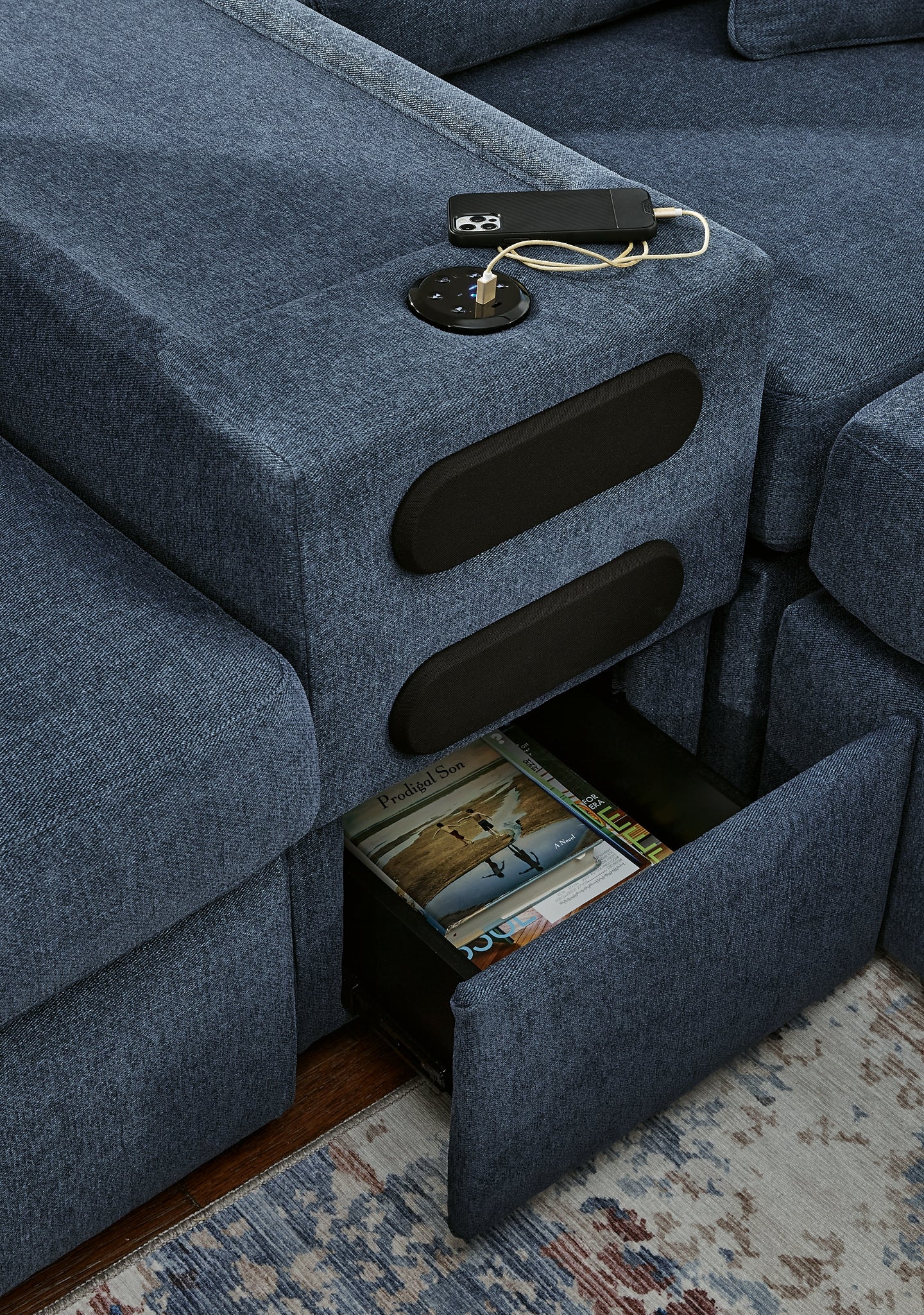 Modmax 7-Piece Sectional with Audio Console