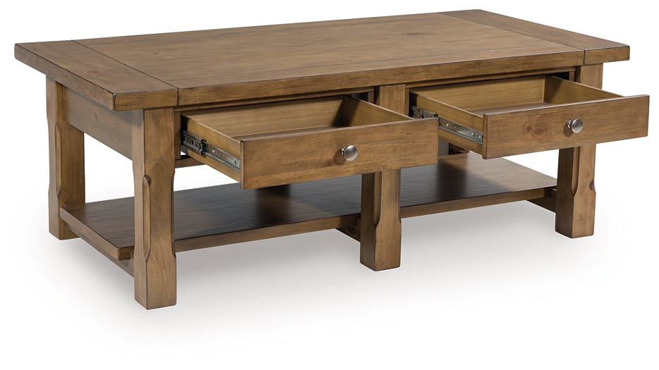 Vandenmore Coffee Table - Medium Brown