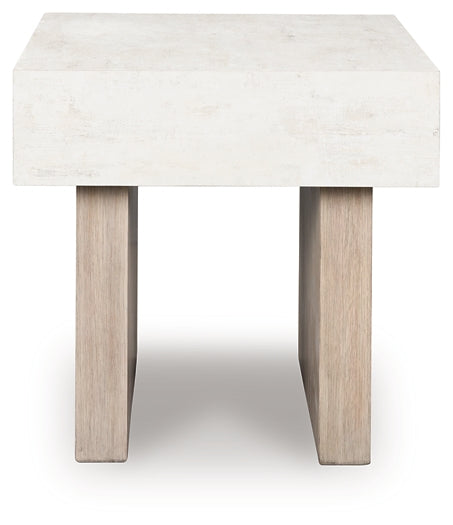 Jorlaina End Table - Light Grayish Brown