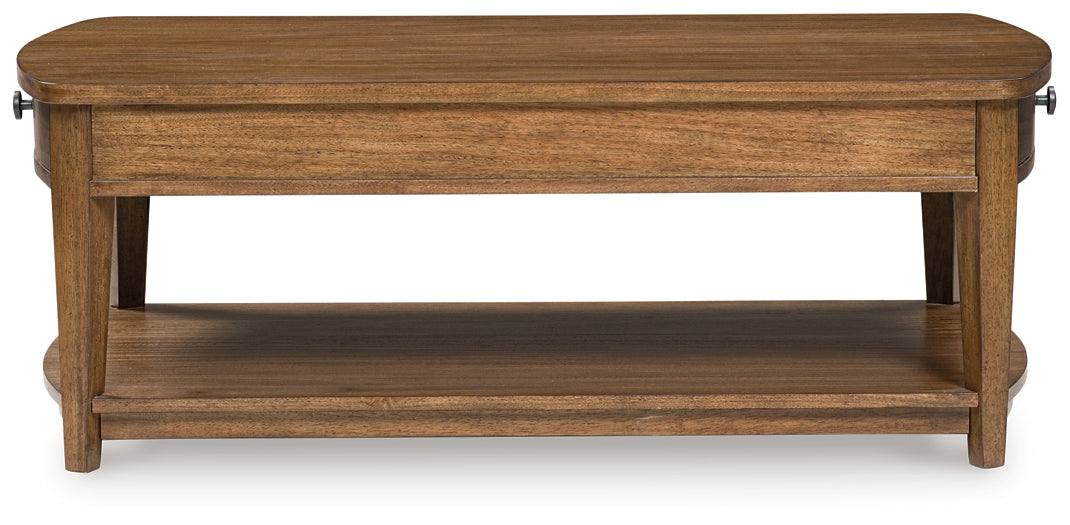 Burkbyer Coffee Table - Brown