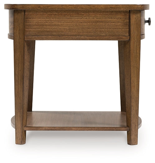 Burkbyer End Table - Brown