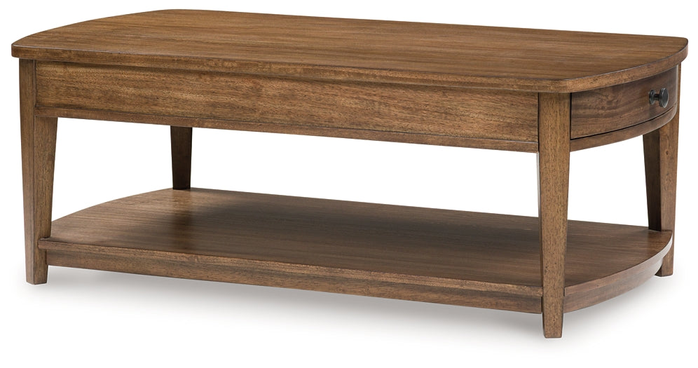 Burkbyer Coffee Table - Brown