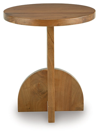 Hollbourne Accent Table - Brown
