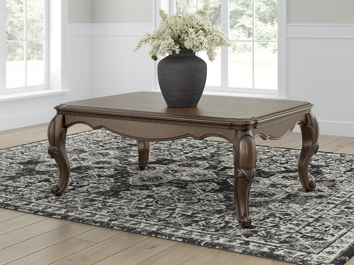 Maylee Coffee Table - Dark Brown