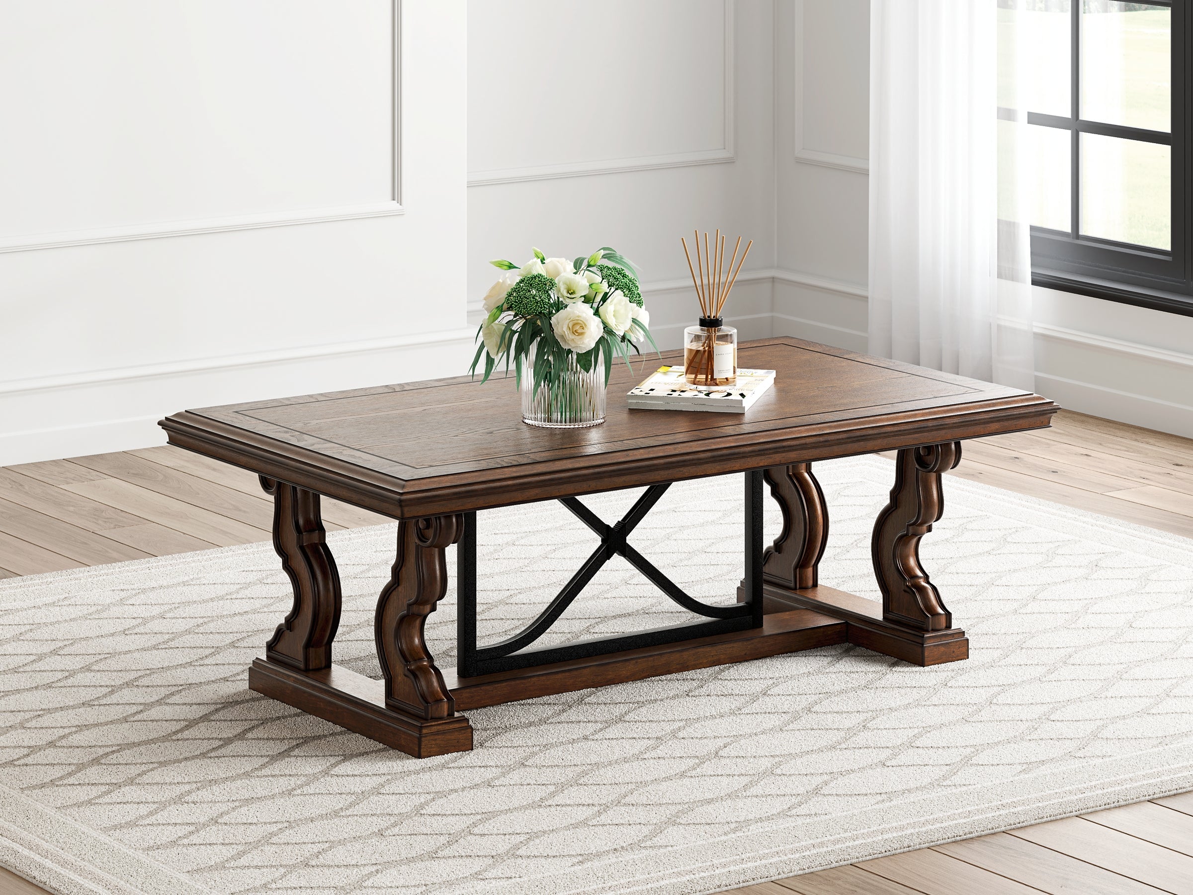 Maylee Coffee Table - Dark Brown