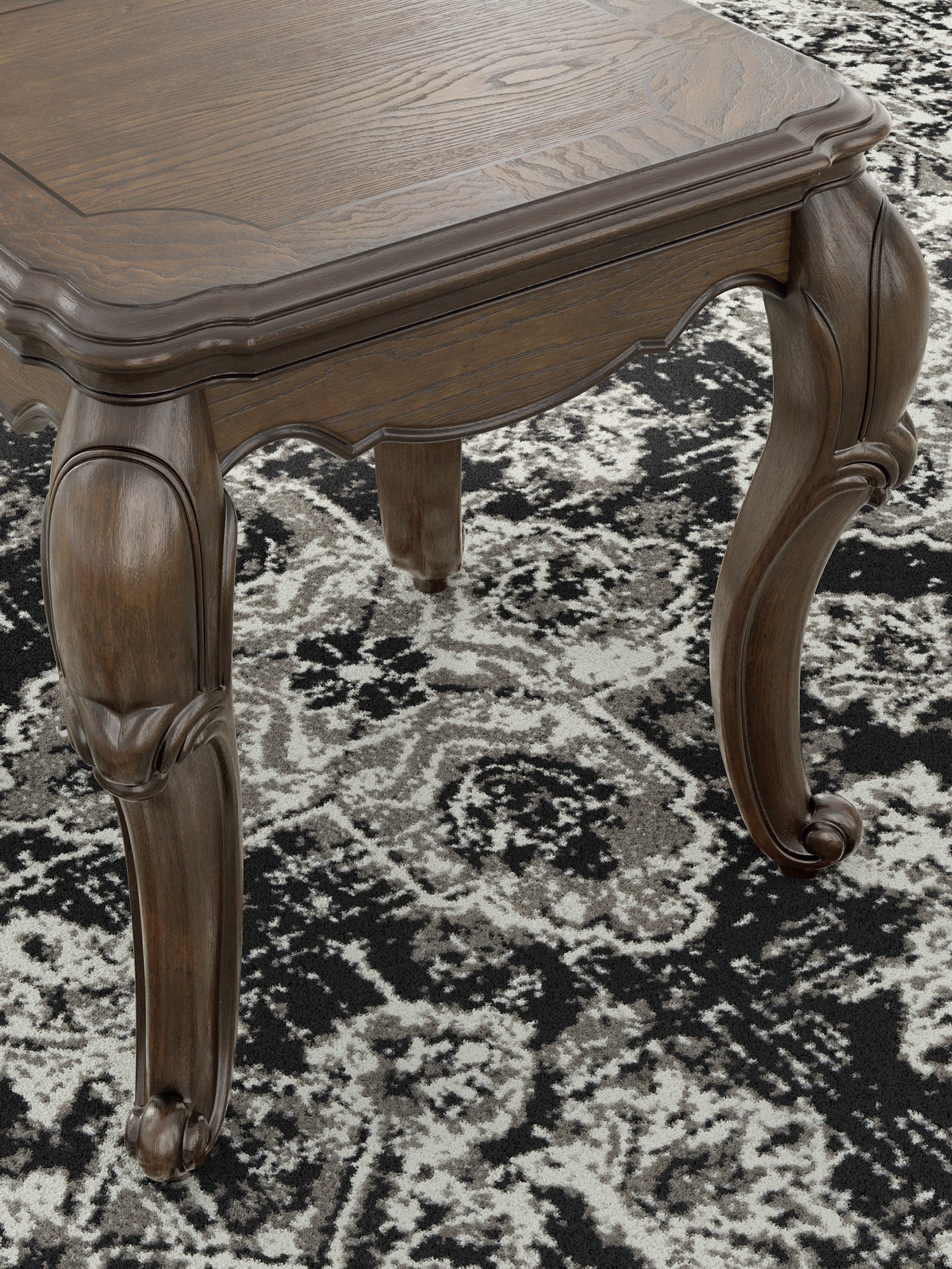 Maylee End Table - Dark Brown