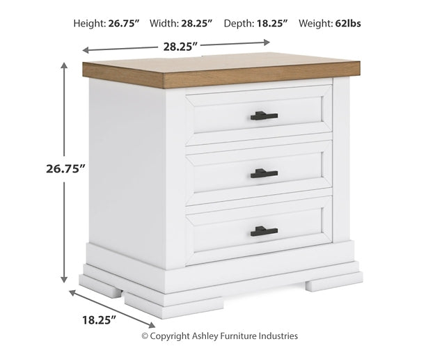 Ashbryn California King Panel Storage Bed with Mirrored Dresser and Nightstand