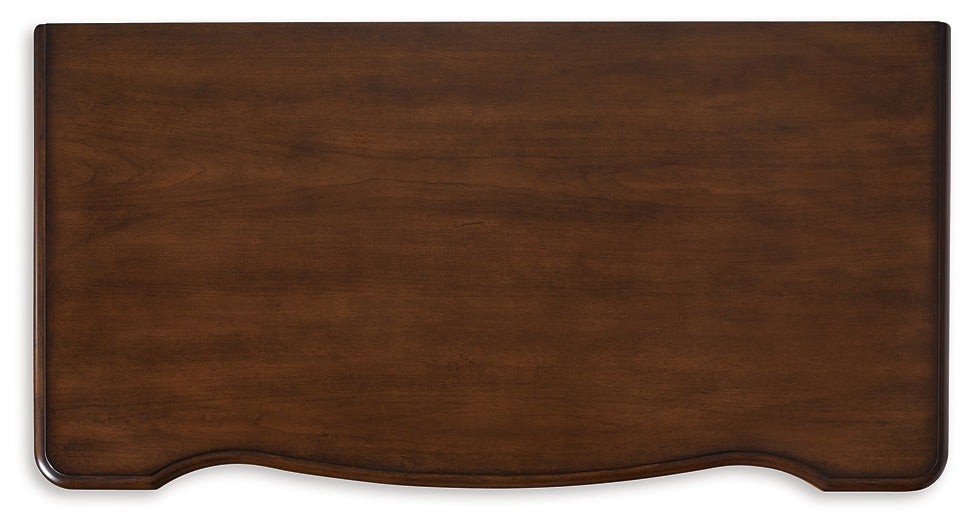 Lavinton Queen Poster Bed with Mirrored Dresser, Chest and Nightstand