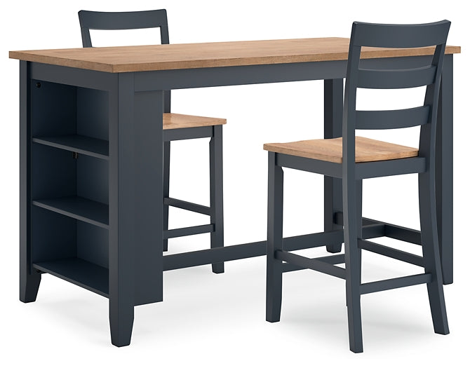 Gesthaven 3-Pc Counter Height Dining Set