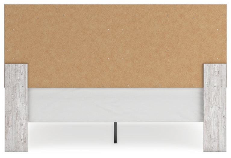 Cayboni King Panel Bed with Mirrored Dresser and Chest