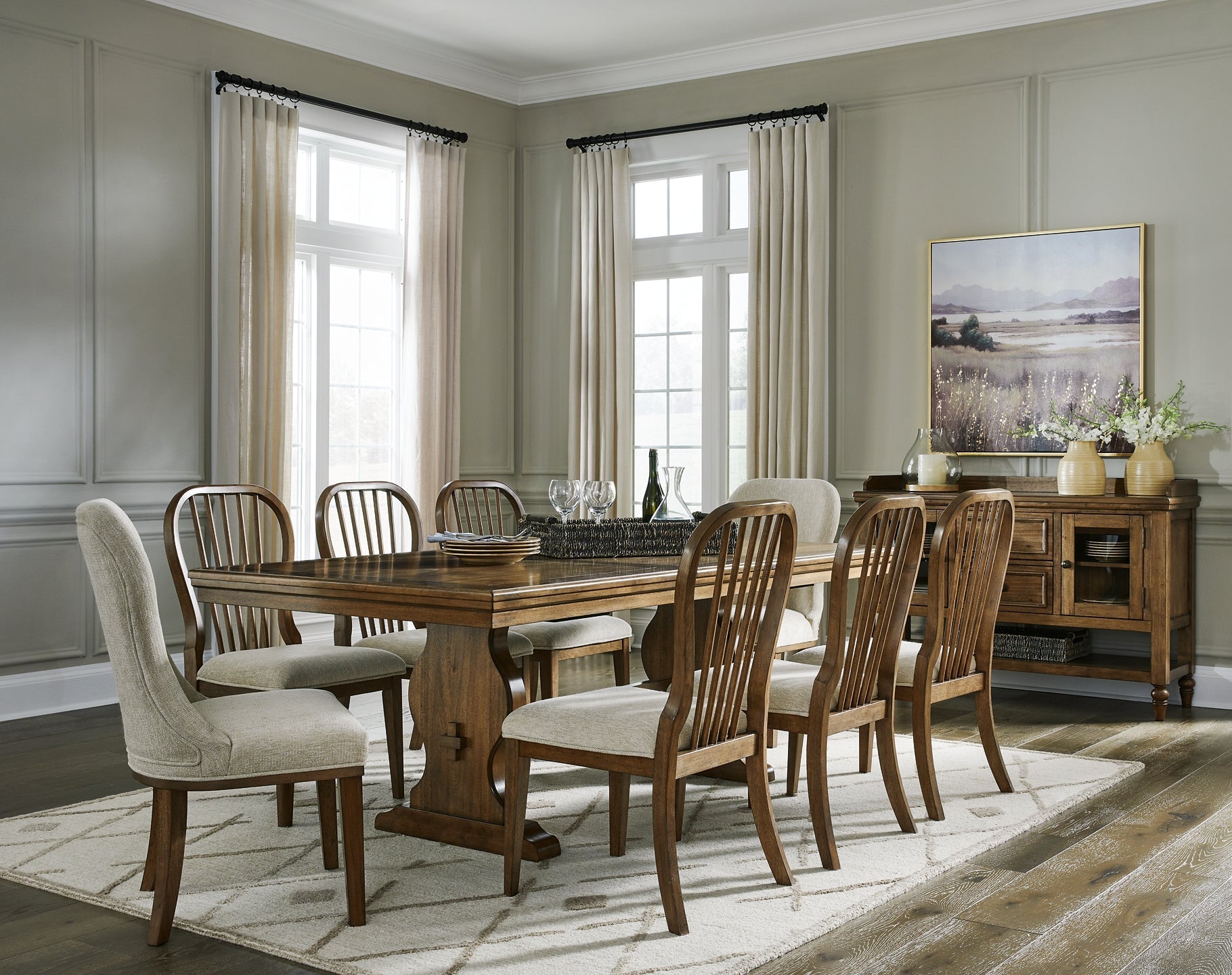 Sturlayne 9-Pc Dining Set