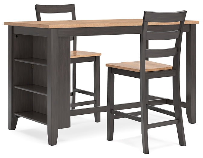 Gesthaven 3-Pc Counter Height Dining Set