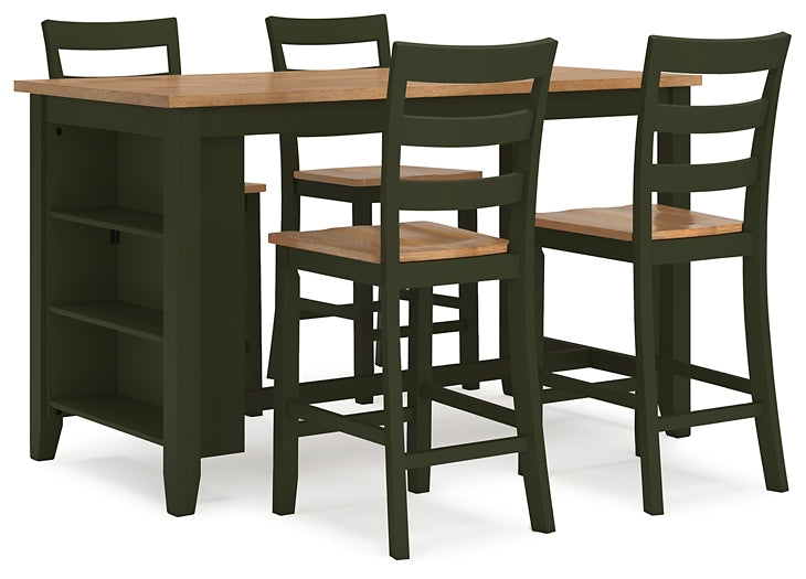Gesthaven 5-Pc Counter Height Dining Set