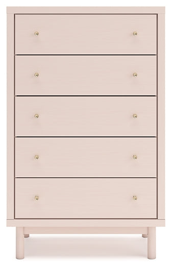 Wistenpine Twin Upholstered Panel Headboard with Mirrored Dresser, Chest and Nightstand