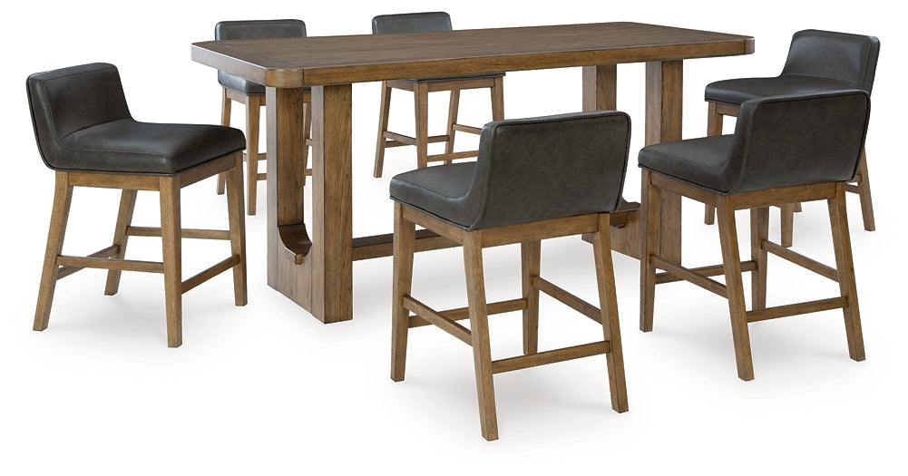 Cabalynn 7-Pc Counter Height Dining Set