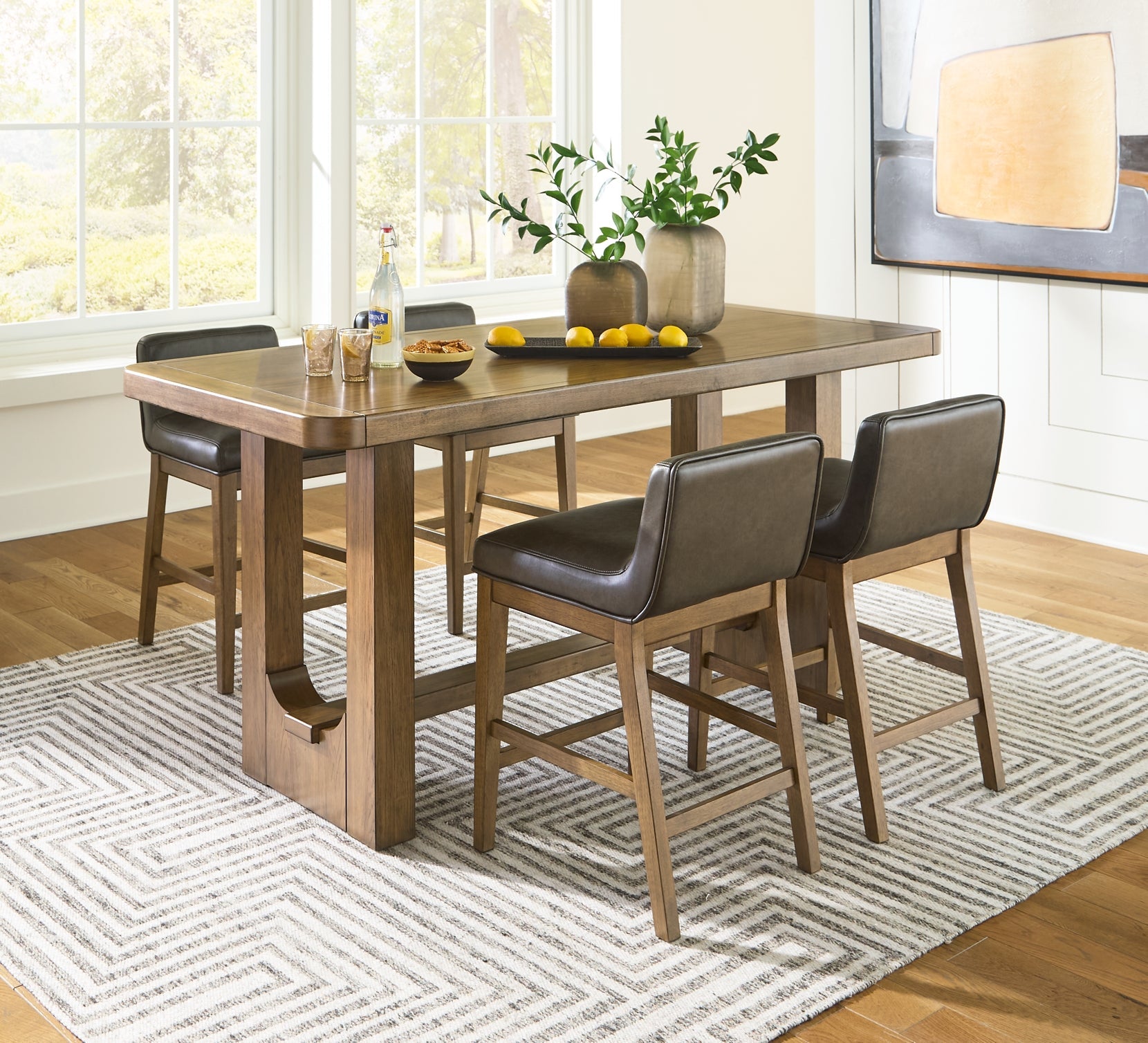 Cabalynn 5-Pc Counter Height Dining Set