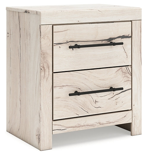 Lawroy Full Panel Headboard with Mirrored Dresser and Nightstand