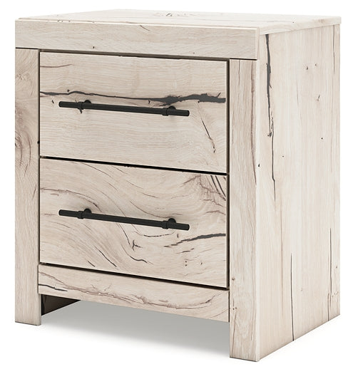 Lawroy Twin Panel Bed with Mirrored Dresser, Chest and Nightstand