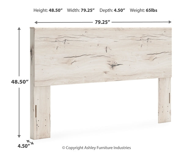 Lawroy King Panel Headboard with Mirrored Dresser and Chest