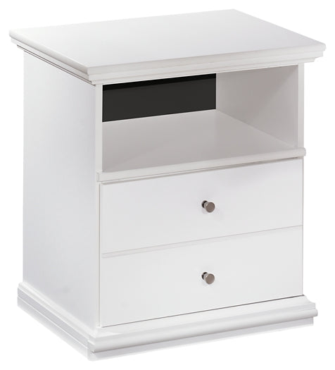 Bostwick Shoals Full Panel Bed with Mirrored Dresser and Nightstand