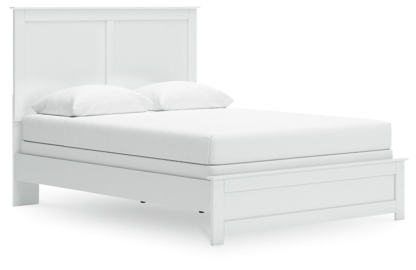 Bostwick Shoals Queen Panel Bed with Mirrored Dresser