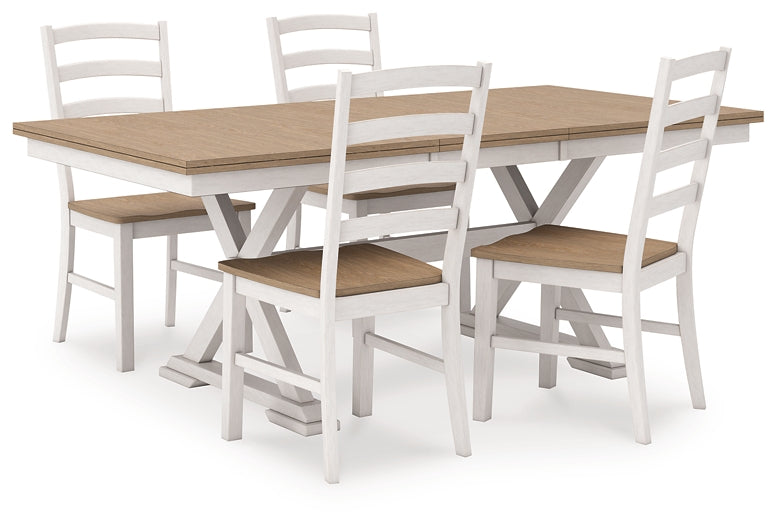 Purlaney 5-Pc Dining Set