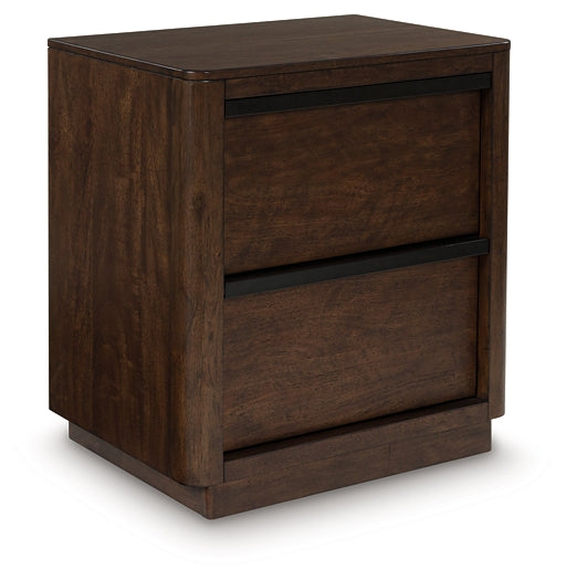 Dilenno California King Canopy Bed with Mirrored Dresser, Chest and Nightstand
