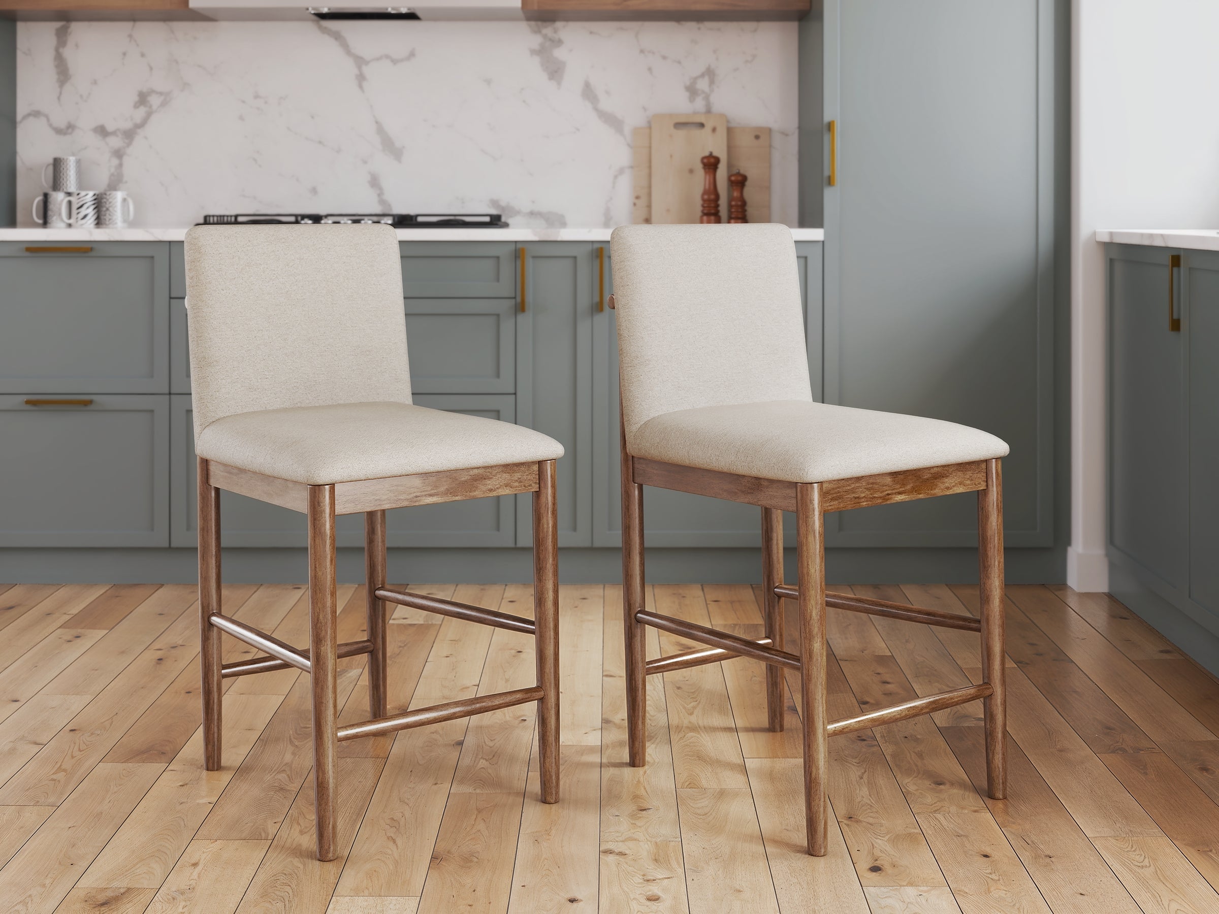 Isanti Upholstered Stool (Set of 2)