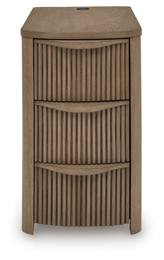 Camdill Chairside End Table - Light Brown