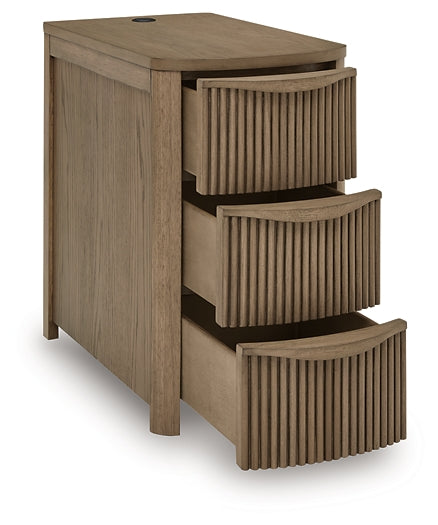 Camdill Chairside End Table - Light Brown