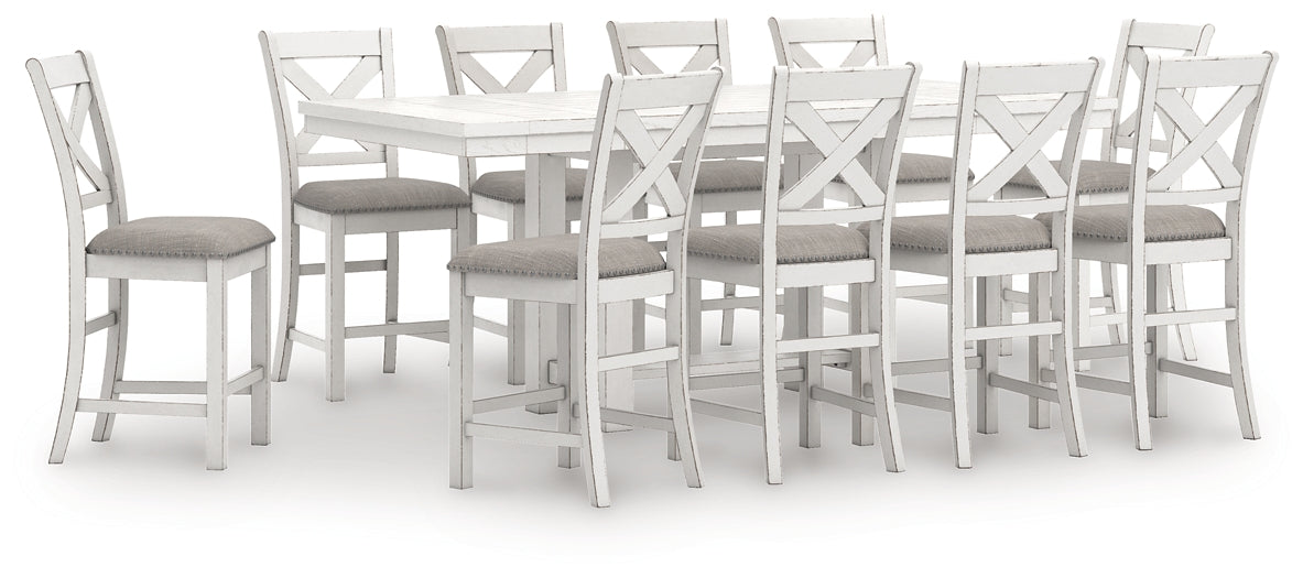 Robbinsdale 11-Pc Counter Height Dining Set