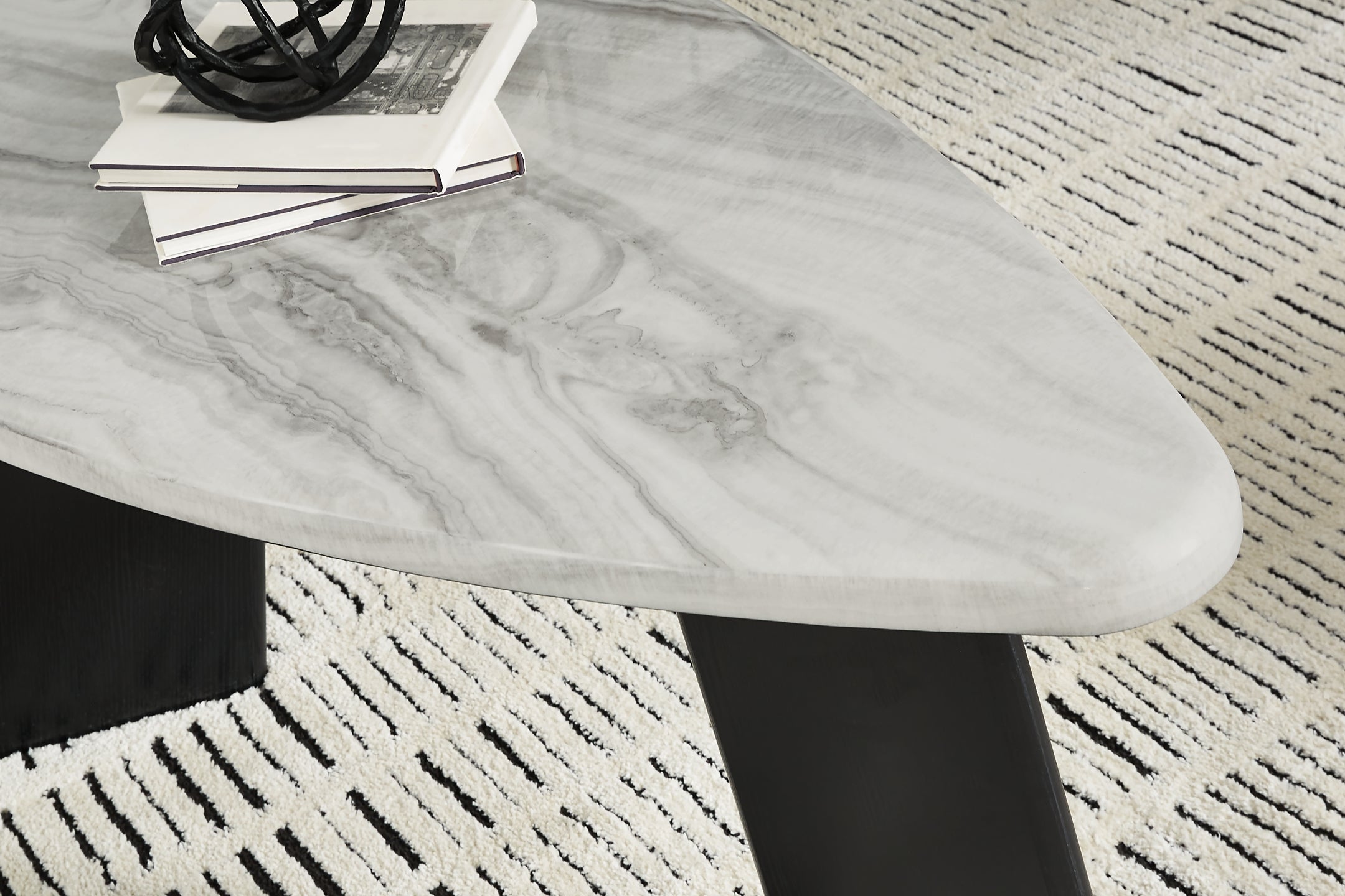 Lilyberg 3-Piece Table Set - Gray/Black
